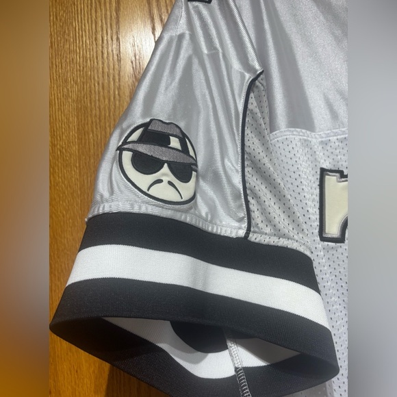 Vintage Y2K Lowrider Magazine #77 Football Jersey Chicano LA Raiders Men's XXL - Picture 3 of 11